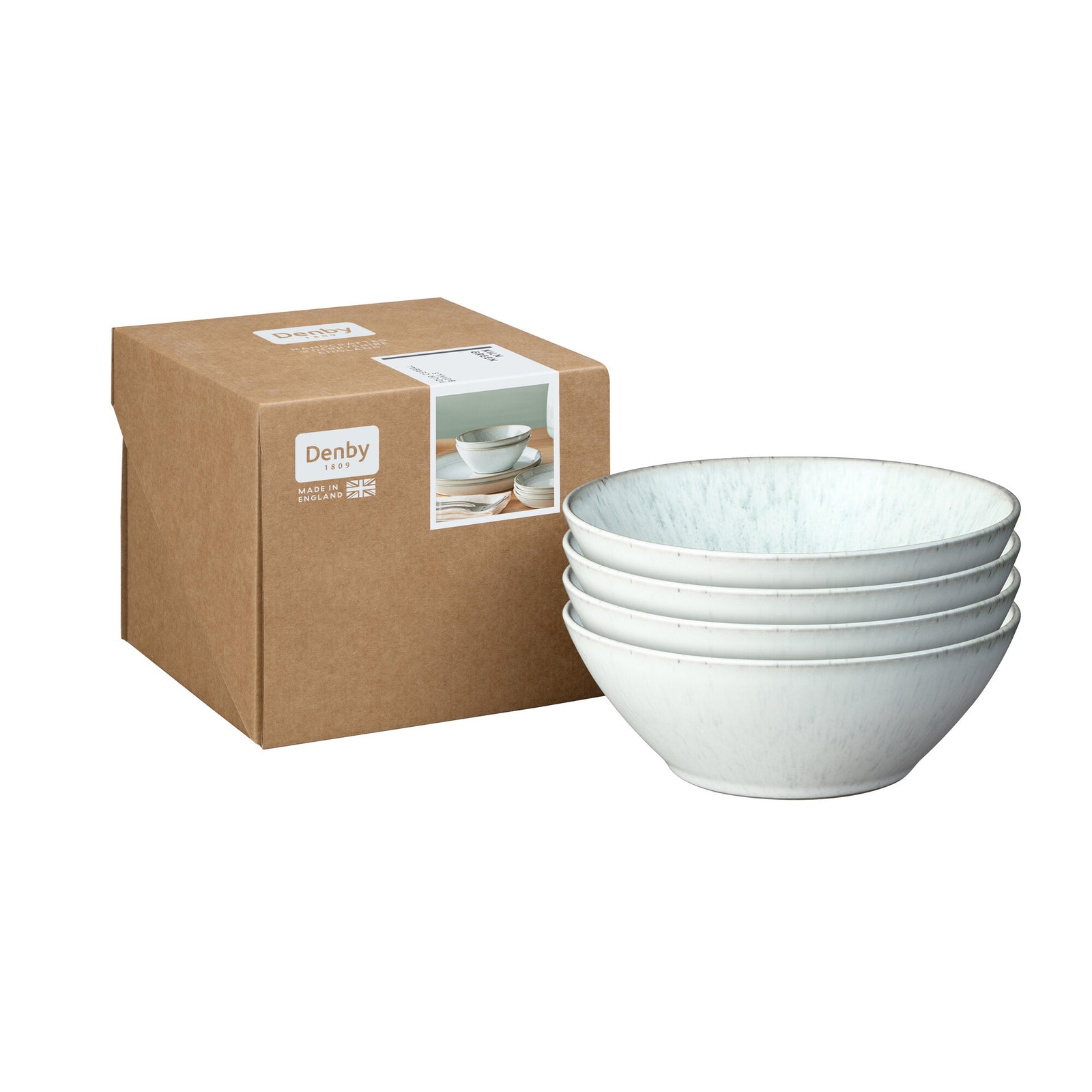 Denby Kiln Green Cereal Bowl Pack of 4