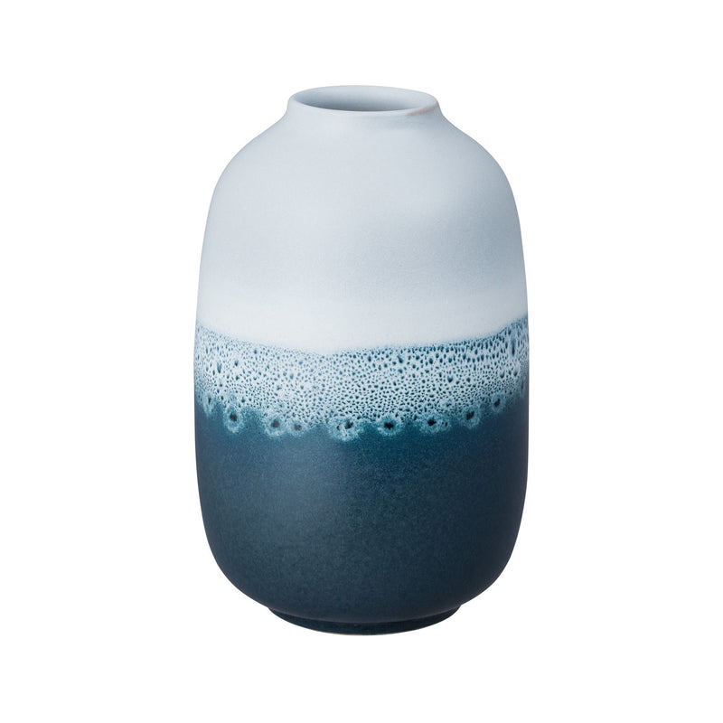 Denby Mineral Blue Small Barrel Vase