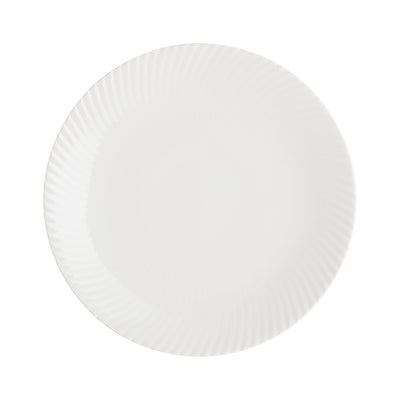 Denby Porcelain Arc White Dinner Plate Set of 4