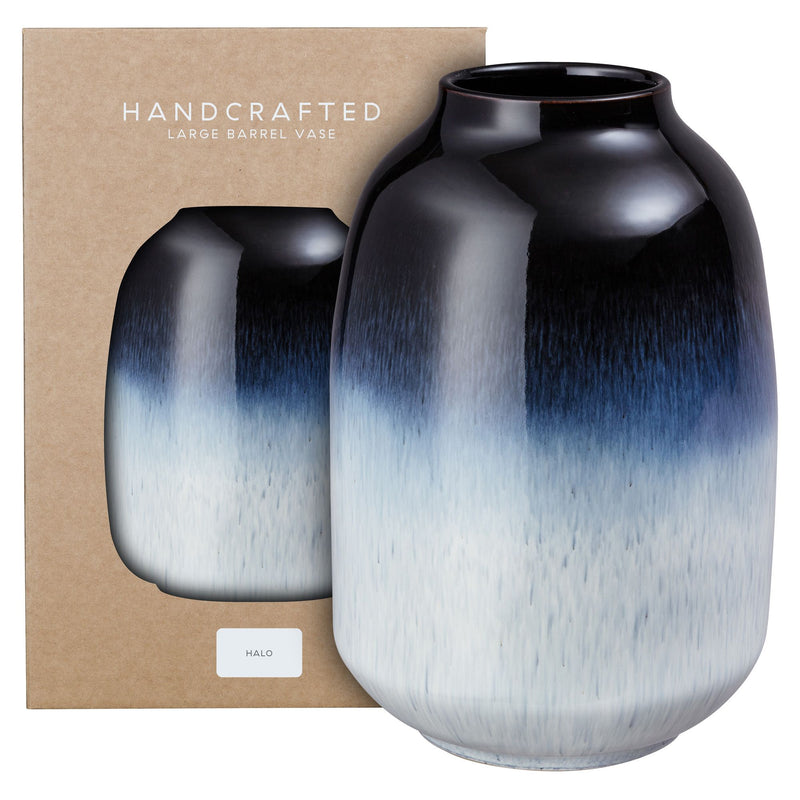 Denby Halo Large Barrel Vase