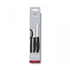 Victorinox Swiss Classic 3 Piece Paring Knife & Peeler Set Black