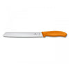 Victorinox Swiss Classic Bread Knife, Serrated Edge 21cm Orange (Blister Pack)