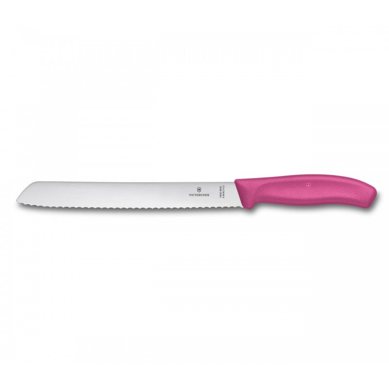 Victorinox Swiss Classic Bread Knife, Serrated Edge 21cm Pink (Blister Pack) - Last chance to buy