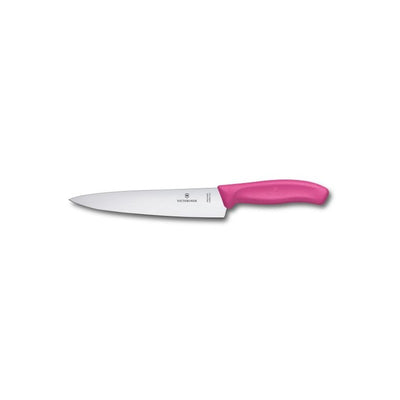 Victorinox Swiss Classic Carving Knife 19cm Pink (Blister Pack)