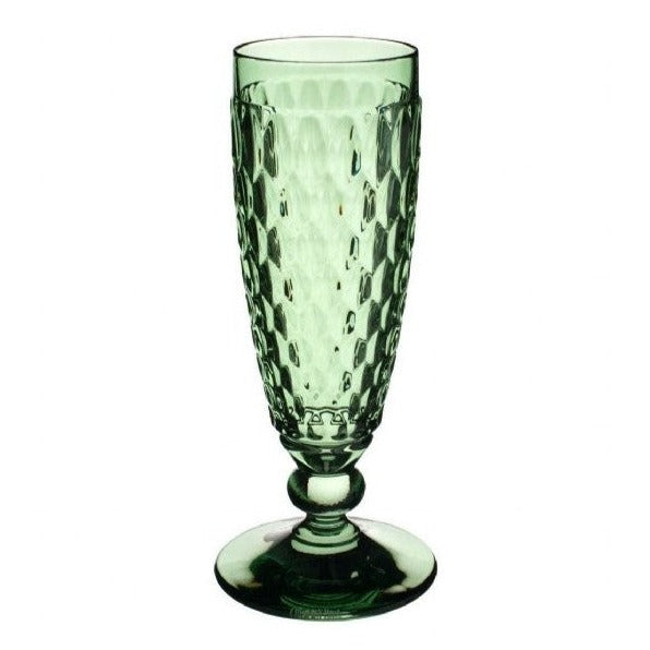 Villeroy and Boch Boston Coloured Champagne Flute Green Set of 4