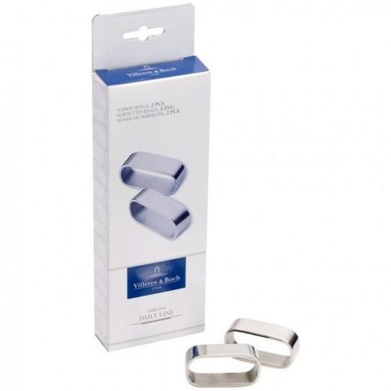 Villeroy and Boch Daily Line Napkin Rings Set of 2
