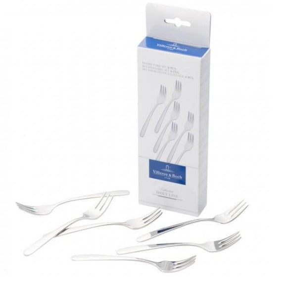 Villeroy and Boch Daily Line Pastry Fork Set of 6