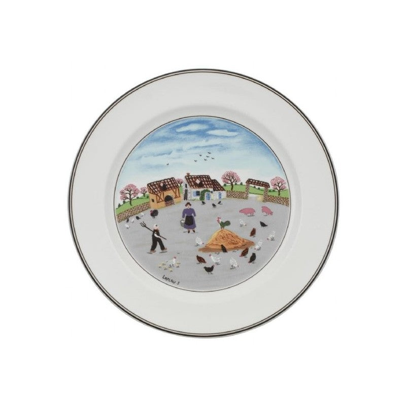 Villeroy and Boch Design Naif Dinner/Flat Plate Poultry Farm