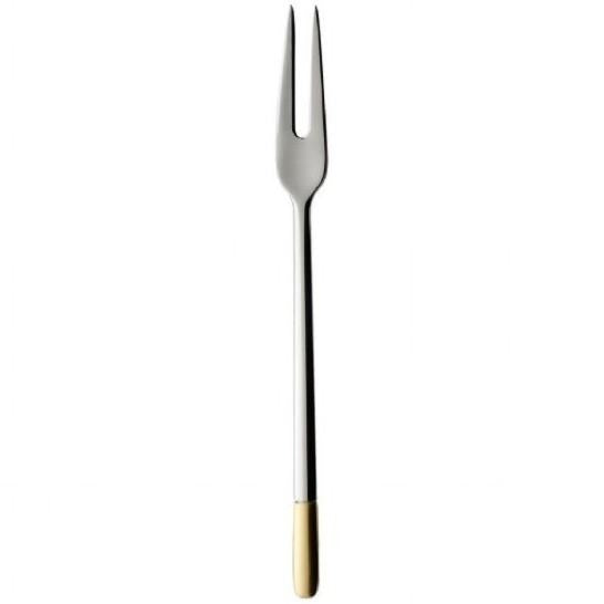 Villeroy and Boch Ella Partially Gold Plated Cold Meat Fork Large