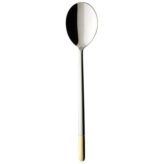 Villeroy and Boch Ella Partially Gold Plated Salad Serving Spoon