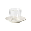 Villeroy and Boch Manufacture Rock Blanc Espresso Cup and Saucer set