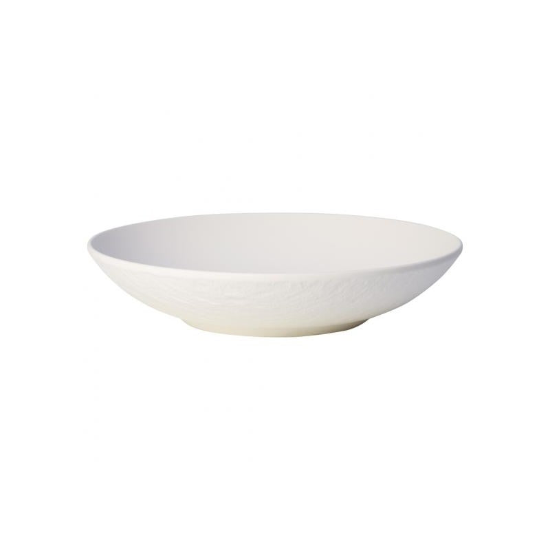 Villeroy and Boch Manufacture Rock Blanc Flat Bowl