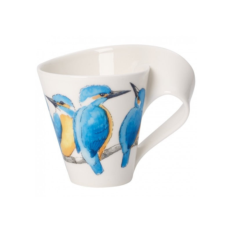 Villeroy and Boch New Wave Caffe King Fisher Mug in Giftbox