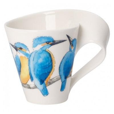 Villeroy and Boch New Wave Caffe King Fisher Mug in Giftbox