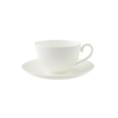 Villeroy and Boch Royal Soup Cup Saucer /  White Coffee Saucer XL