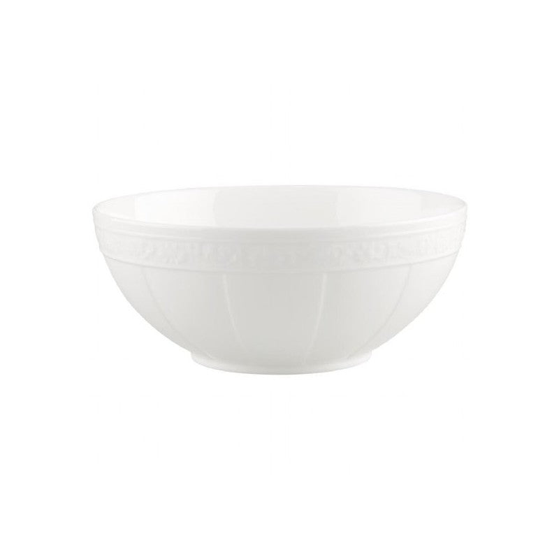 Villeroy and Boch White Pearl Salad Bowl 21cm