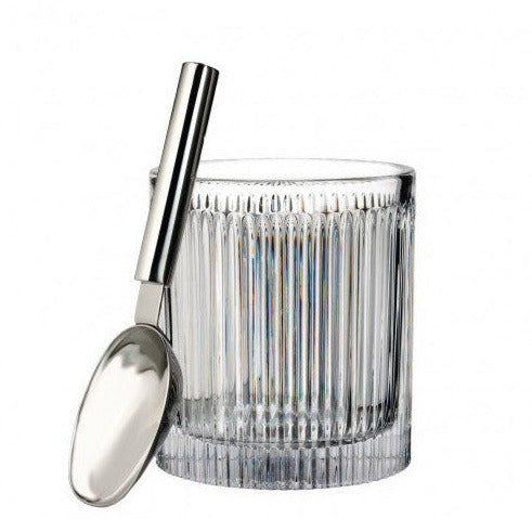 Waterford Crystal Aras Ice Bucket with Scoop