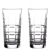 Waterford Crystal Gin Journey Cluin Hi Ball Glass Pair