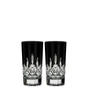 Waterford Crystal Lismore Black Hi Ball Pair