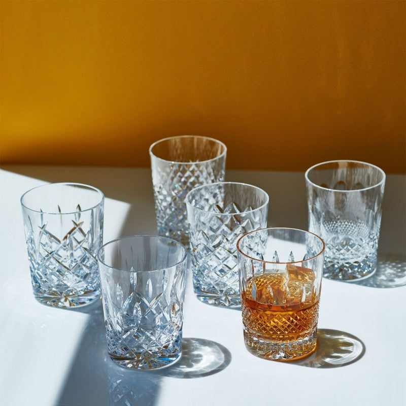 Waterford Crystal Lismore Connoisseur Heritage Double Old Fashioned Set of 6
