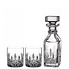 Waterford Crystal Lismore Connoisseur Small Square Decanter & Pair 5oz Tumblers
