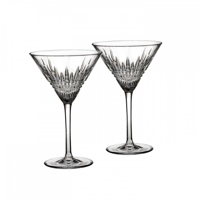 Waterford Crystal Lismore Diamond Martini Set of 2