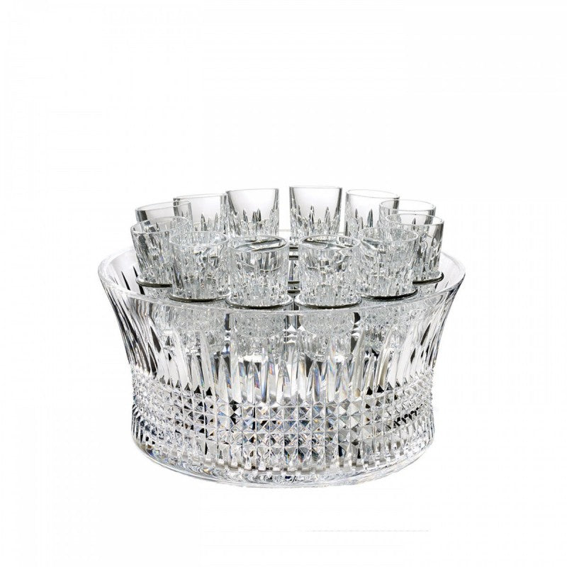 Waterford Crystal Lismore Diamond Vodka Chiller Set 13 Piece
