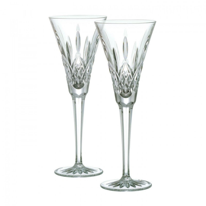 Waterford Crystal Lismore Toasting Flute Pair 23cm