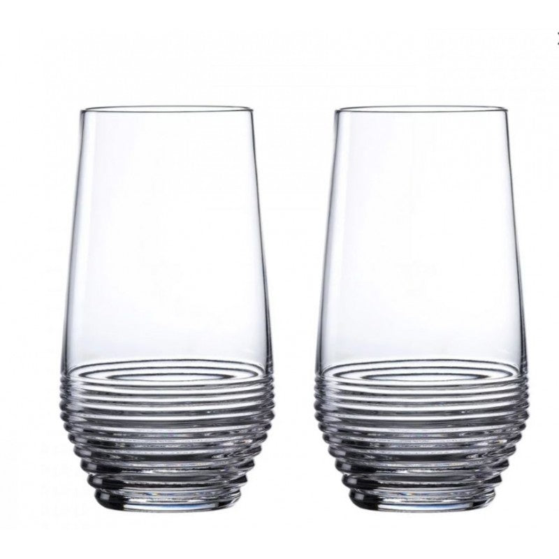 Waterford Crystal Mixology Circon Hiball Glass Pair