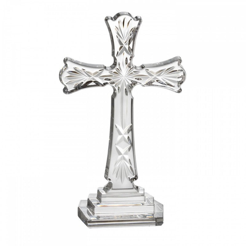 Waterford Crystal Spiritual Standing Cross 21cm