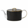 Wedgwood Gio Gold Teapot, Charcoal (Giftboxed)