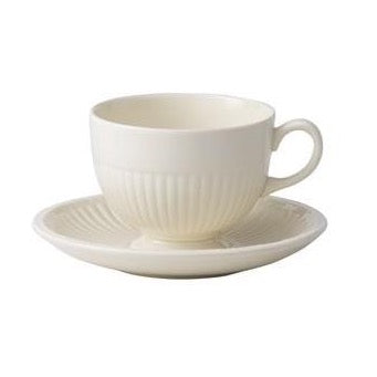 Wedgwood Edme Large Teacup & Saucer - Set of 4