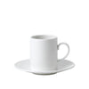 Wedgwood Gio White 90ml Espresso Cup and Saucer