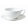 Wedgwood Jasper Conran White Strata Teacup & Saucer - Pair (2 of each)