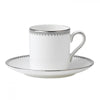 Wedgwood Vera Wang Grosgrain Coffee Cup & Saucer Set