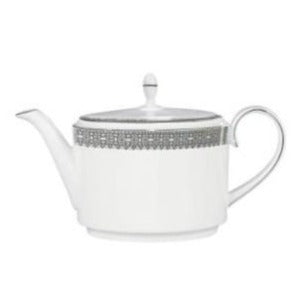 Wedgwood Vera Wang Lace Platinum Tea Pot 1.1 litre