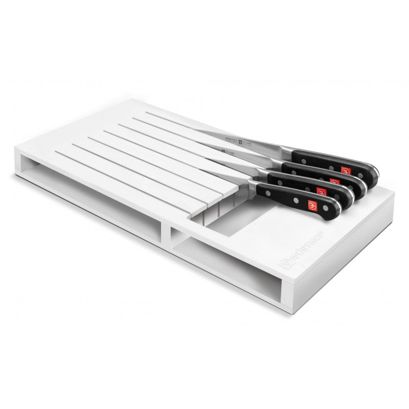 Wusthof 7PC In Drawer Knife Organiser White (Polypropolene): 7279